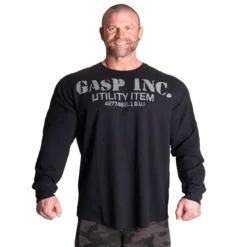 Thermal Gym Sweater, Asphalt