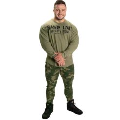 Thermal Gym Sweater, Washed Green