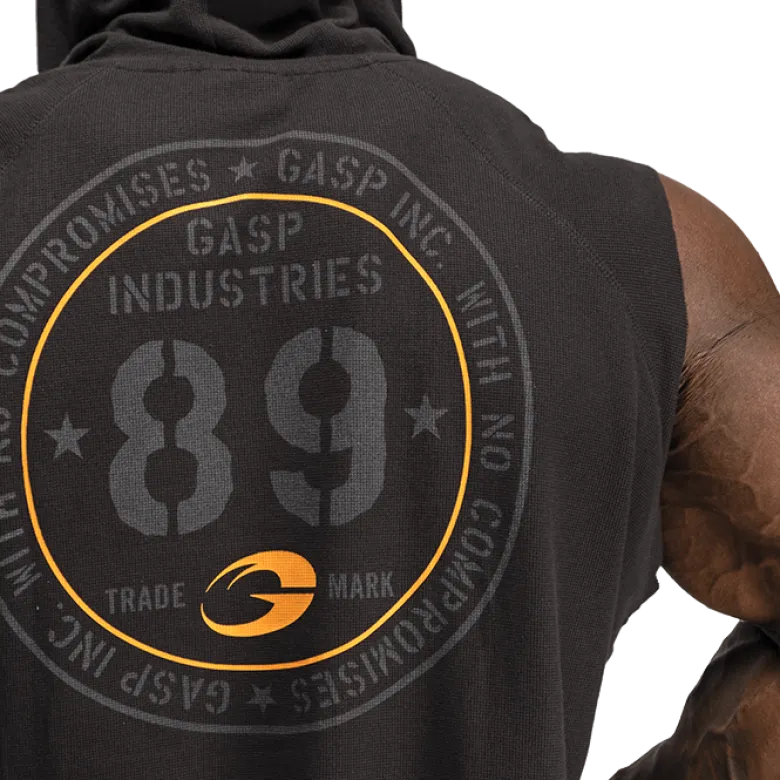 Thermal sl Hoodie, Washed Black