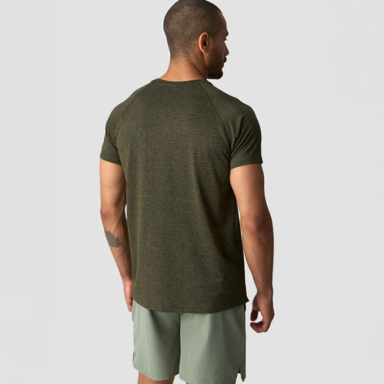 Training Mesh T-shirt, Dark Khaki Green