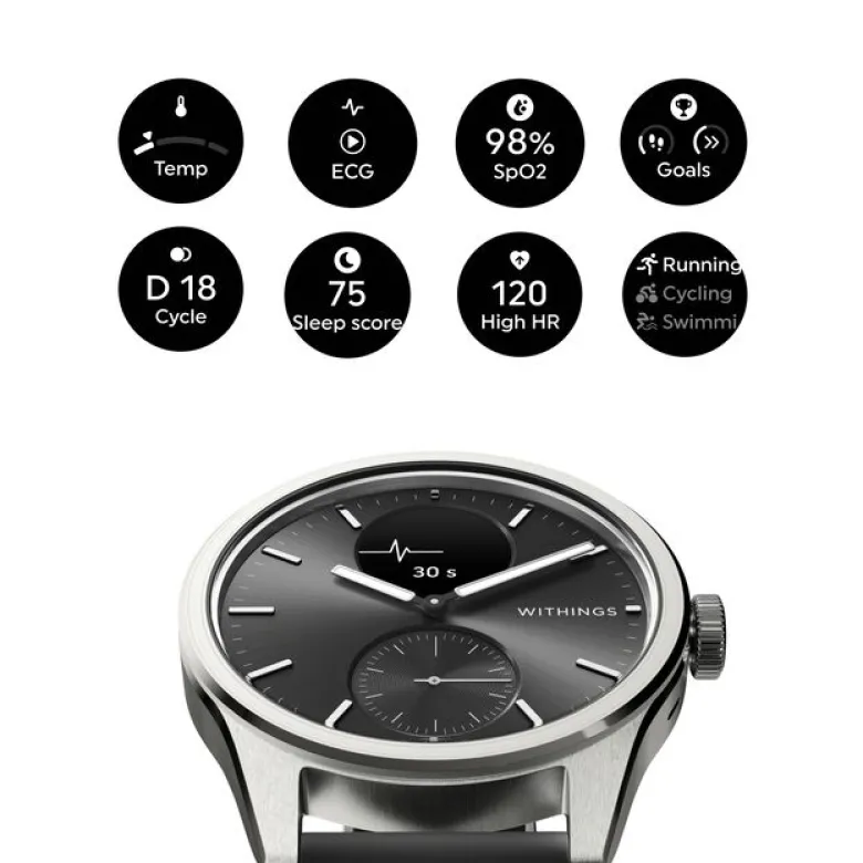 Treningsklokke Scanwatch 2 42mm Black