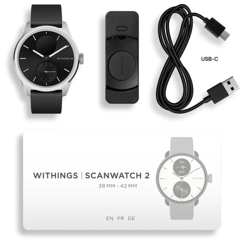 Treningsklokke Scanwatch 2 42mm Black