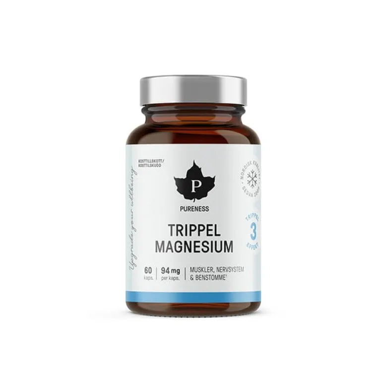 Trippel Magnesium, 60 kapsler