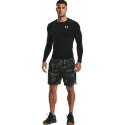 UA HG Armour Comp LS, Black