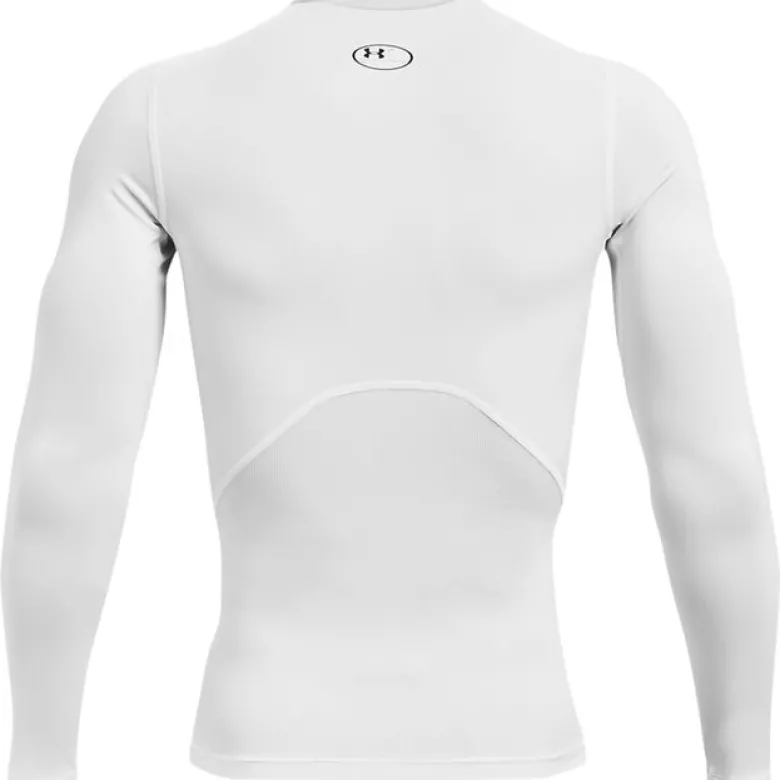UA HG Armour Comp LS, White