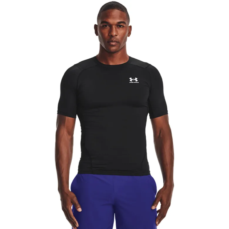 UA HG Armour Comp SS, Black