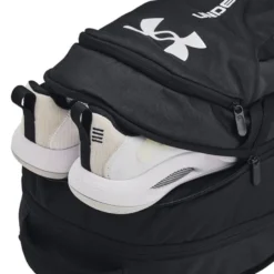 UA Hustle 6.0 Backpack, Black
