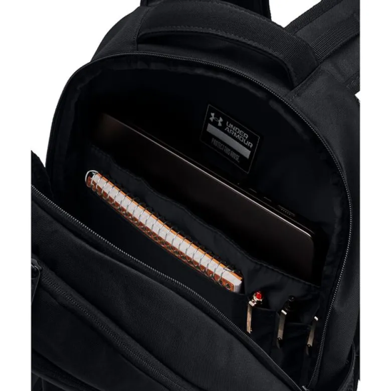UA Hustle 6.0 Backpack, Black