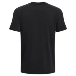 UA M Logo EMB Heavyweight SS Black