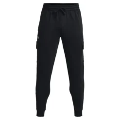 UA Rival Fleece Cargo Jogger Black