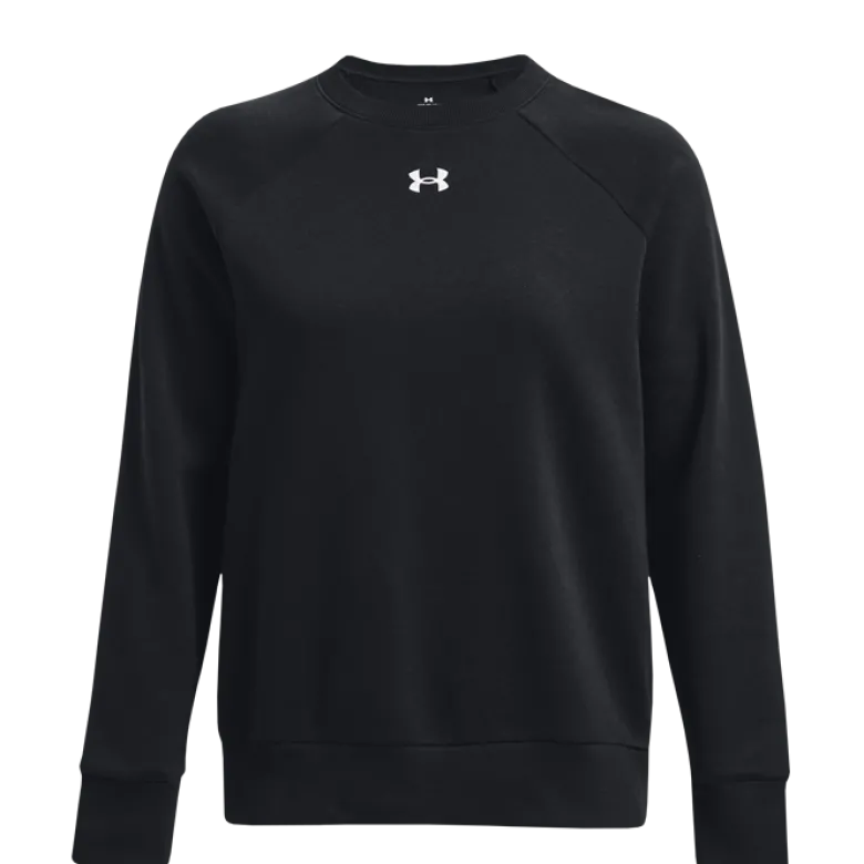 UA Rival Fleece Crew, Black