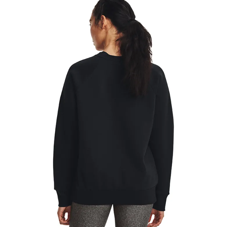 UA Rival Fleece Crew, Black