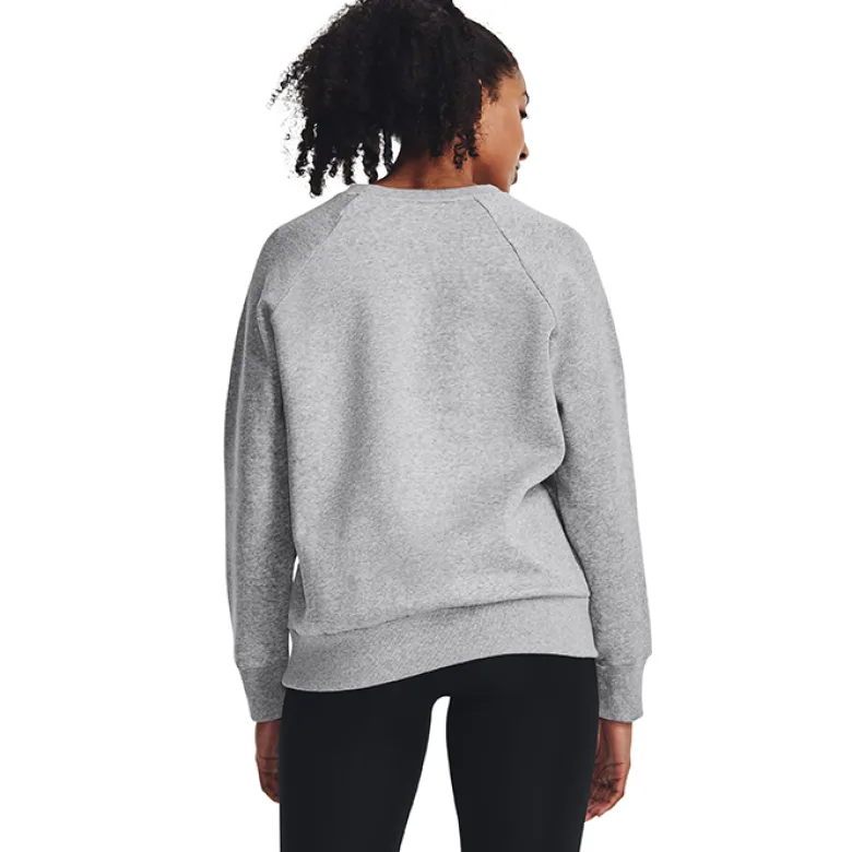 UA Rival Fleece Crew, Pitch Gray