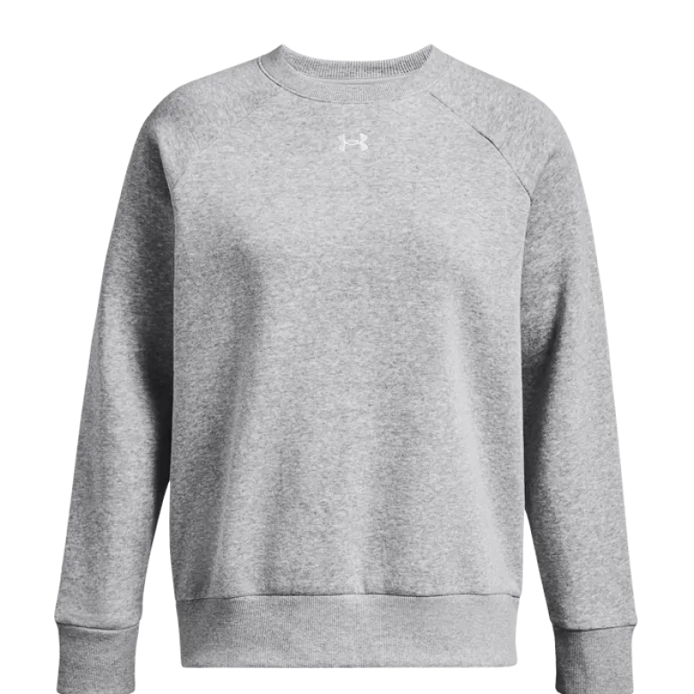 UA Rival Fleece Crew, Pitch Gray
