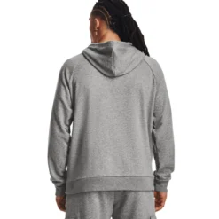 UA Rival Fleece Hoodie Castlerock Light Heather