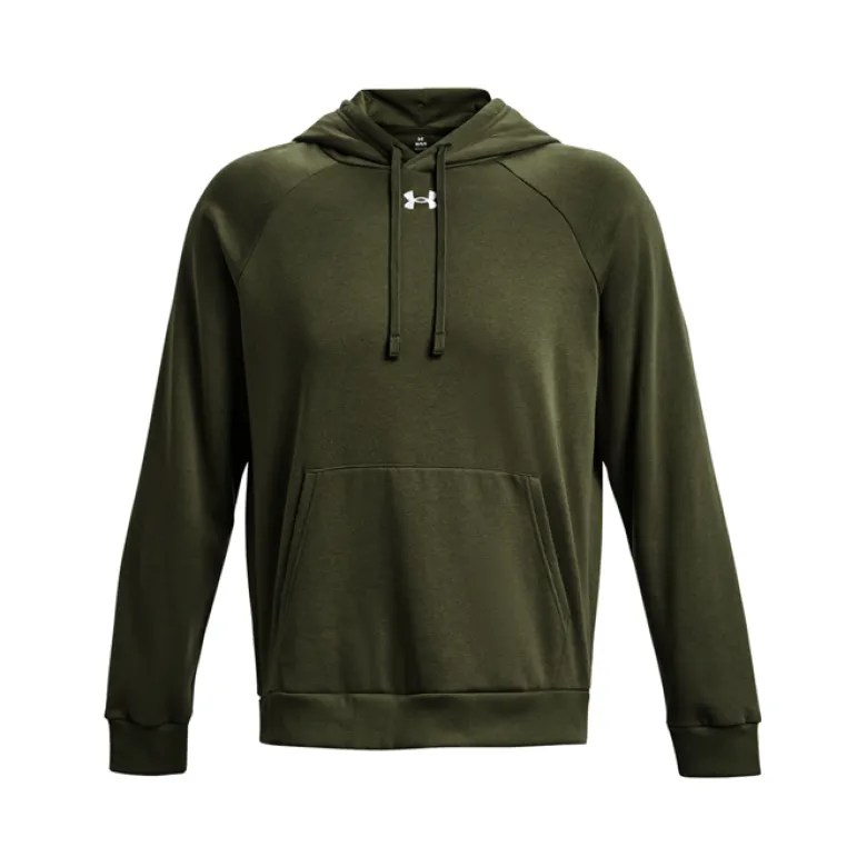 UA Rival Fleece Hoodie Marine OD Green