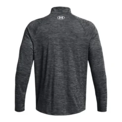 UA Tech Textured 1/2 Zip, Black