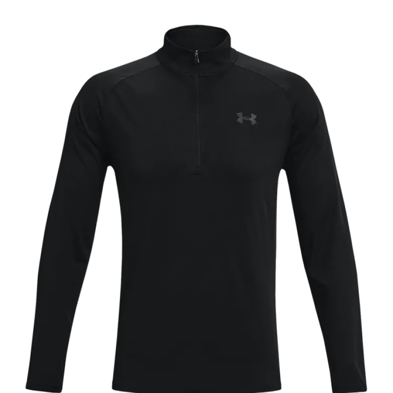 UA Tech 2.0 1/2 Zip, Black