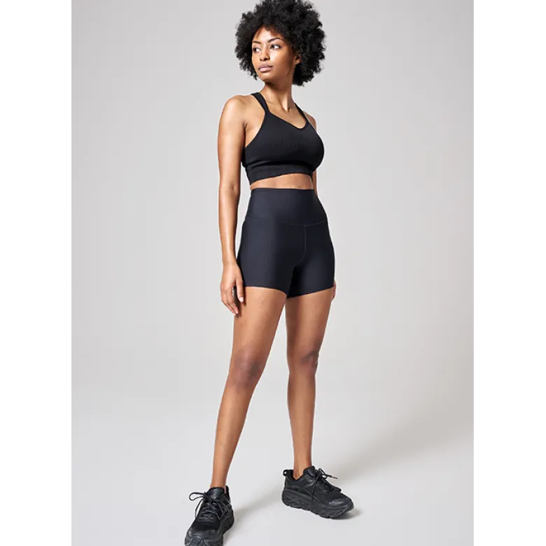 Ultra High Waist Hot Pant, Black