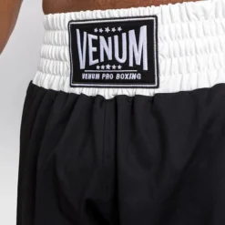 Venum Classic Boxing Shorts, Black/White