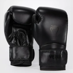 Venum Contender 1.5 Boxing Gloves, Black/Black, 10oz