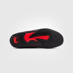 Venum Elite Boxing Shoes Storm Grey/Gold Logo