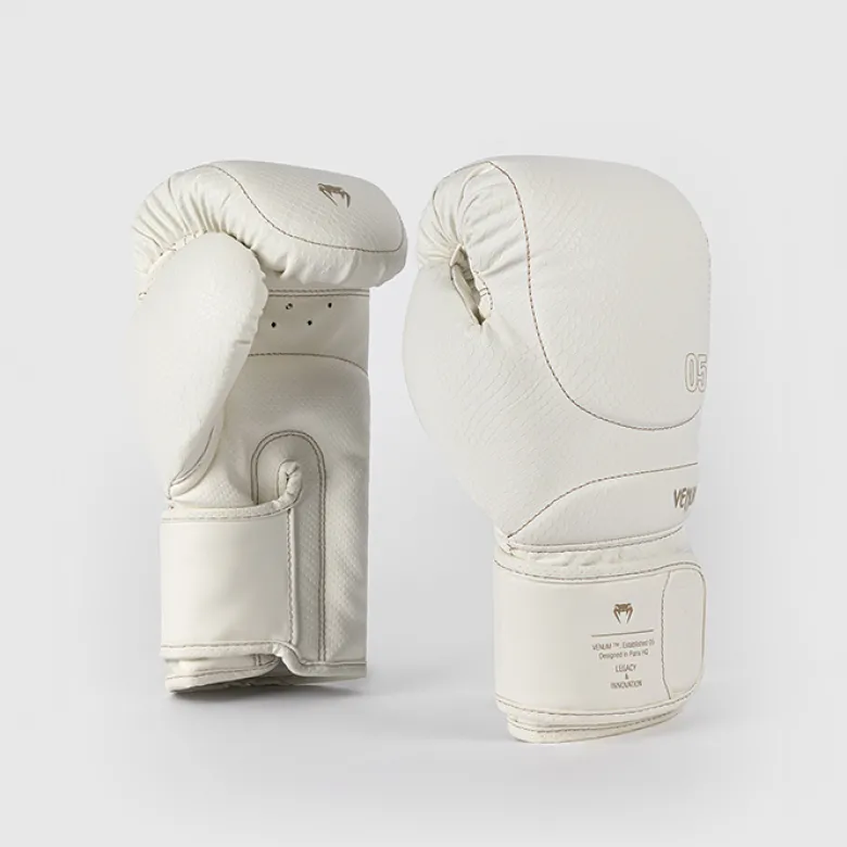 Venum Impact Evo Scales Boxing Gloves Ivory, 10 oz