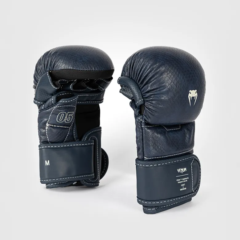 Venum Impact Evo Scales MMA Gloves Midnight Blue