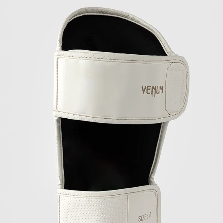Venum Impact Evo Scales Shinguards Ivory