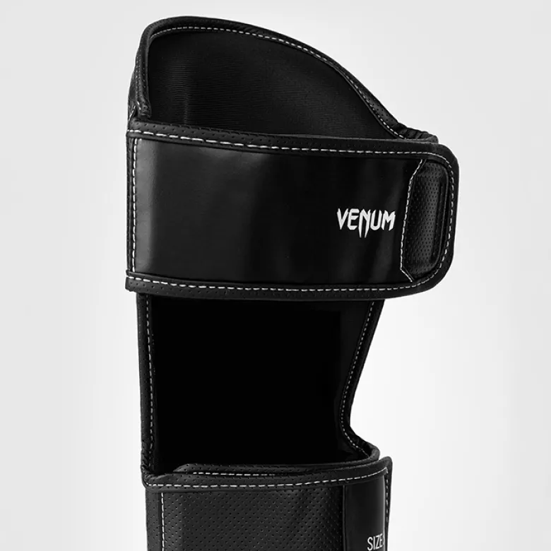 Venum Impact Evo Scales Shinguards Black