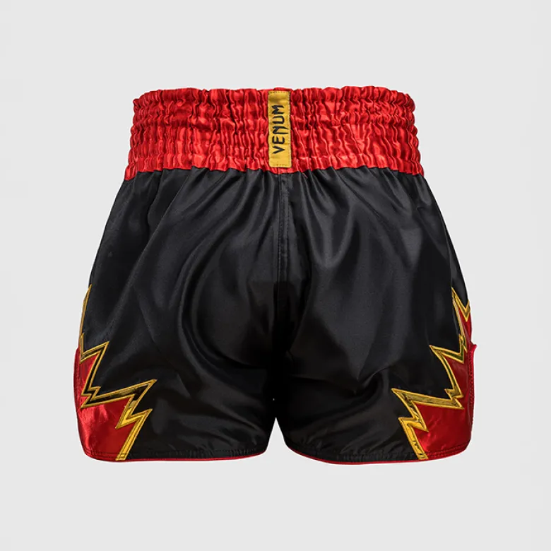 Venum Inferno Muay Thai Shorts Black/Gold/Red