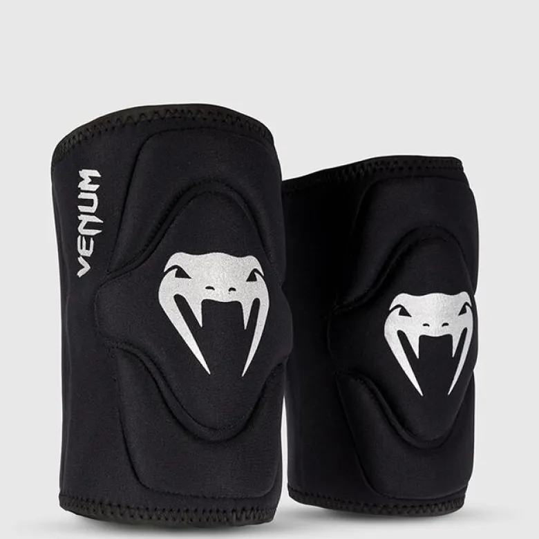 Venum Kontact Knee Pad, Black/Silver
