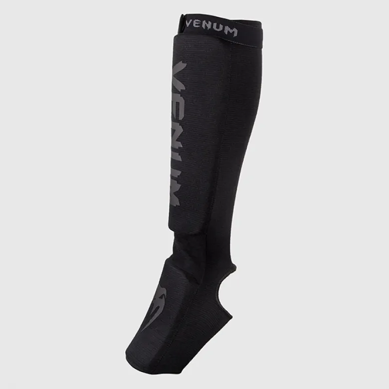 Venum Kontact Shinguards Black/Black