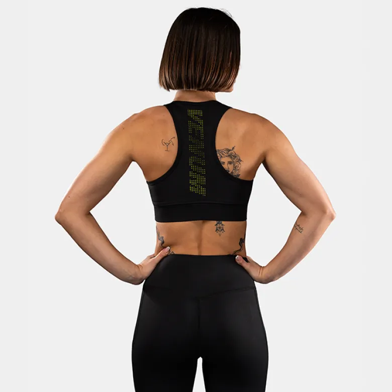 Venum Lazer Women's Sport Bra Black/Yellow