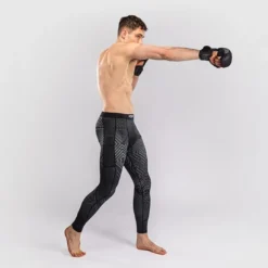 Venum Midnight Fury Spats Black/Grey/Silver