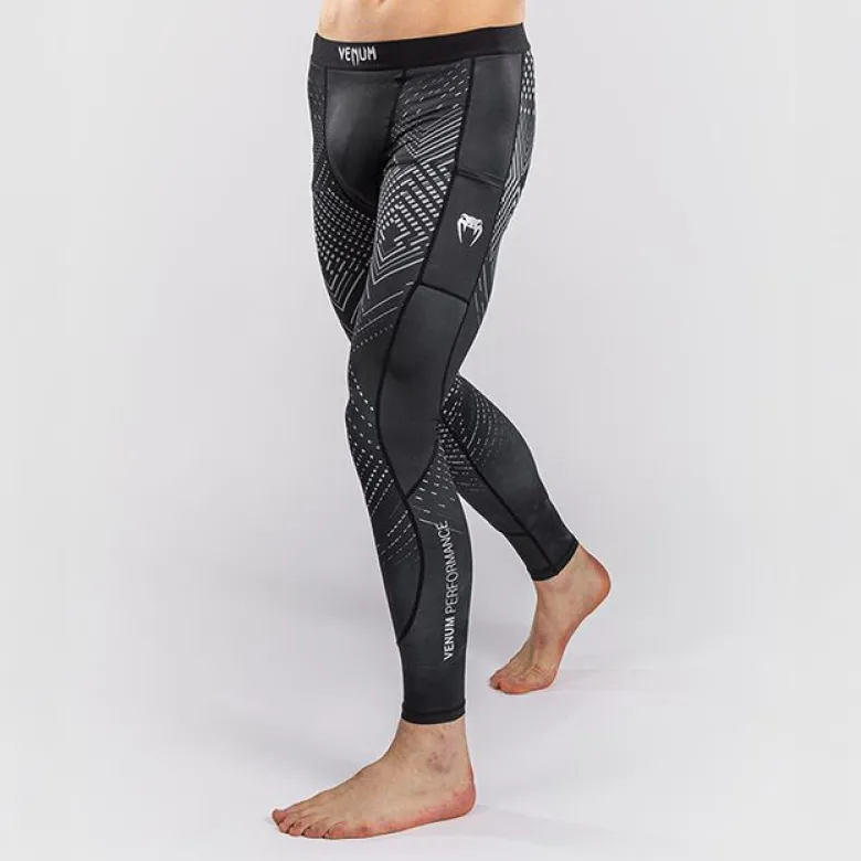 Venum Midnight Fury Spats Black/Grey/Silver