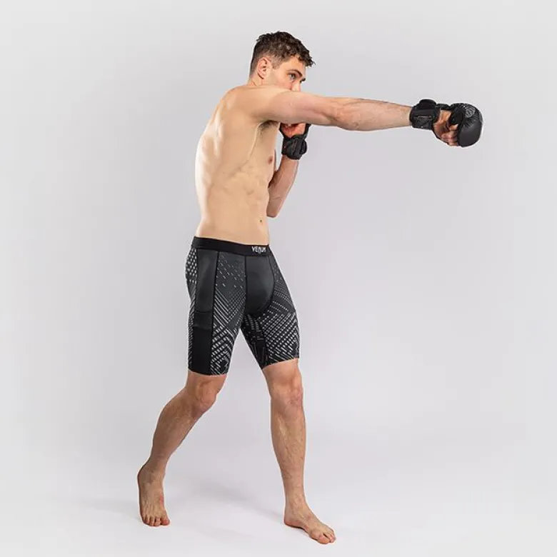 Venum Midnight Fury Vale Tudo Shorts Black/Grey/Silver