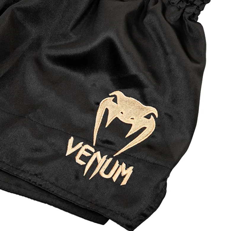 Venum Muay Thai Shorts Classic, Black/Gold