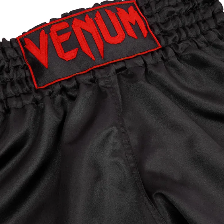 Venum Muay Thai Shorts Classic, Black/Red