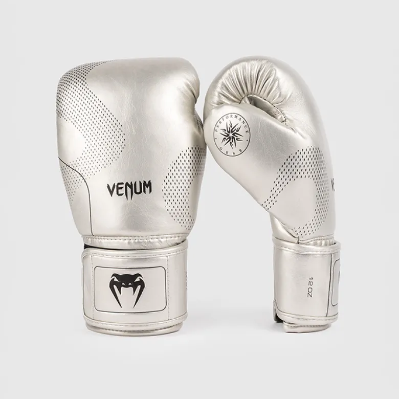 Venum Nexus Boxing Gloves Silver/Black, 10oz