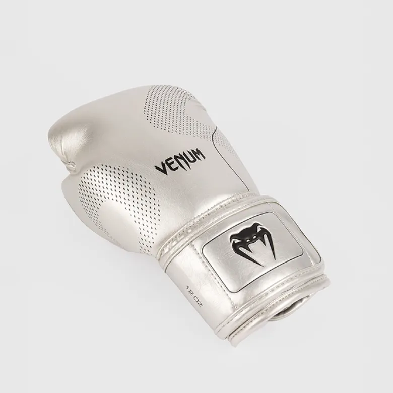Venum Nexus Boxing Gloves Silver/Black, 10oz