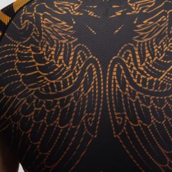 Venum Quetzal Fury Rashguards Shortsleeve Black/Fury Red/Tangerine