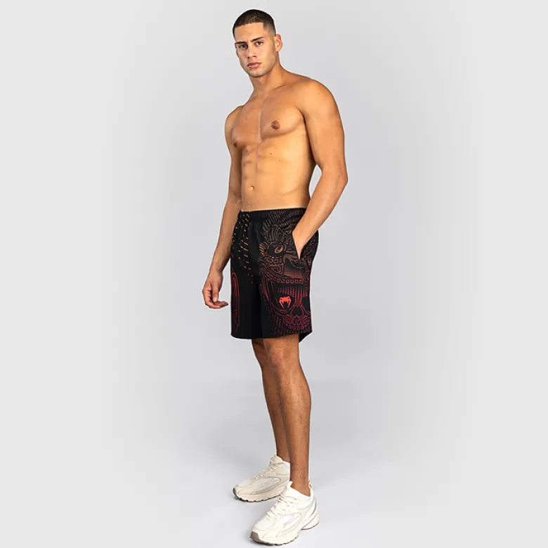 Venum Quetzal Fury Training Shorts Black/Fury Red/Tangerine