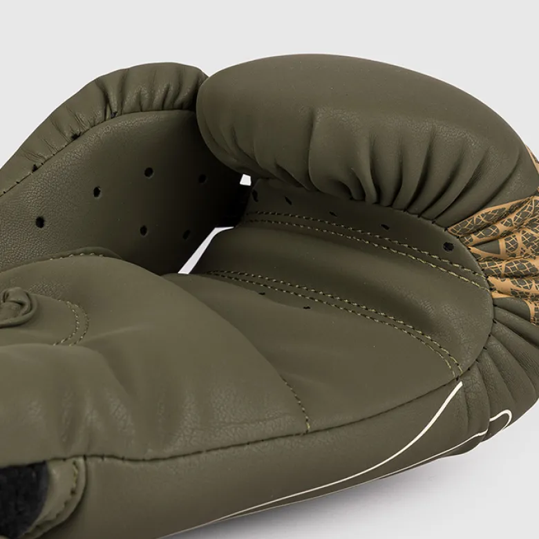 Venum Serpenti Boxing Gloves Kaki/Bronze/Ivory, 10oz