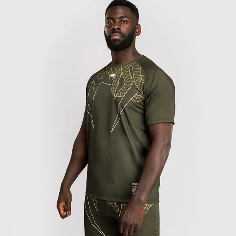 Venum Serpenti Dry Tech T-shirt Kaki/Bronze/Ivory