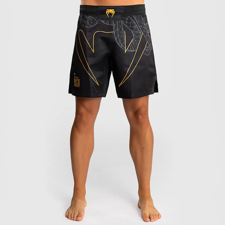 Venum Serpenti Fightshorts Black/Silver/Gold