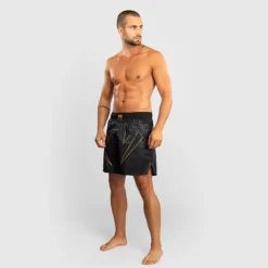 Venum Serpenti Fightshorts Black/Silver/Gold