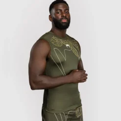 Venum Serpenti Rashguards Sleeveless Kaki/Bronze/Ivory