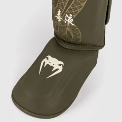 Venum Serpenti Shinguards Kaki/Bronze/Ivory