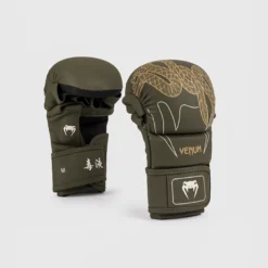 Venum Serpenti Sparring Gloves Kaki/Bronze/Ivory